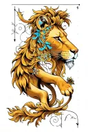 cusp of Leo and Virgo  tattoo design idea
