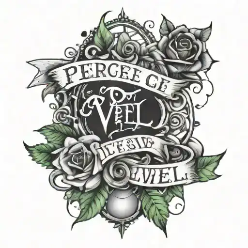 Pierce the veil quote  tattoo design idea