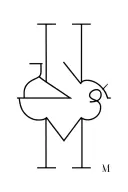 Geometric letters J,S,E,R,P,M connected line tattoo tattoo design idea