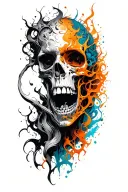 chaotic mind, bipolar, anxiety, adhd, ocd, tattoo design idea