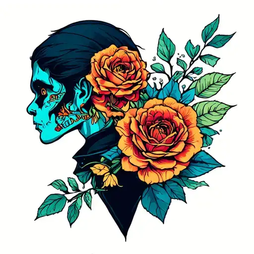 walking paradox tattoo design idea