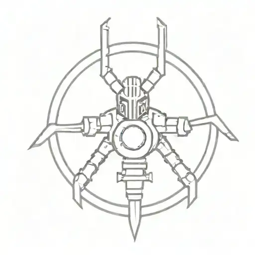 fallout brotherhood of steel and dying light tattoo design idea