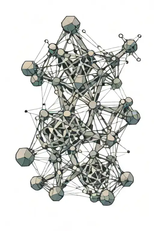 serotonin and dopamine molecular structure tattoo design idea