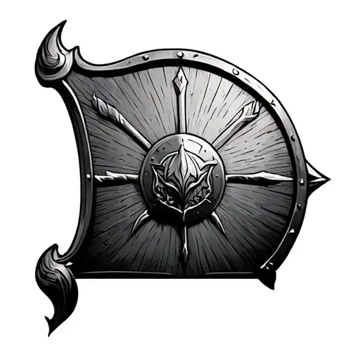 Viking Shield Georgia tattoo design idea