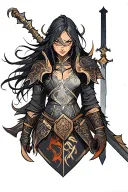 Skyrim tattoo design idea