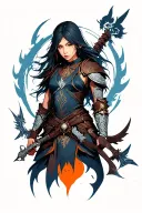 Skyrim tattoo design idea