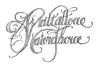 name written tattoo design idea