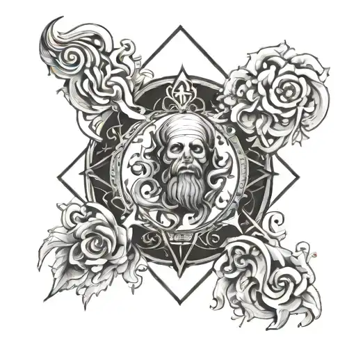 god's plan tattoo design idea