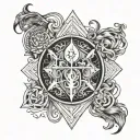 god's plan tattoo design idea