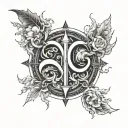 god's plan tattoo design idea