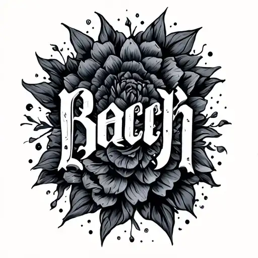 one word back tattoo tattoo design idea