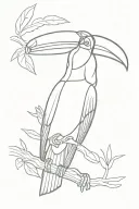 toucan tattoo design idea