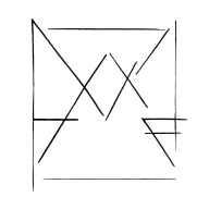 3 triangles side by side tattoo design idea