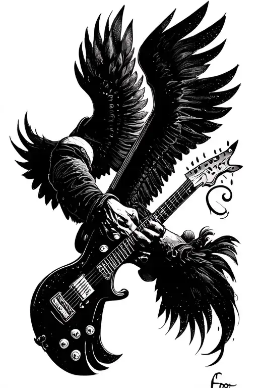 foo fighters tattoo design idea