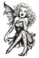 Marylin Monroe tattoo design idea