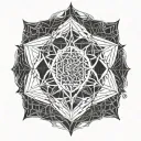 sacred geometry patterns tattoo design idea