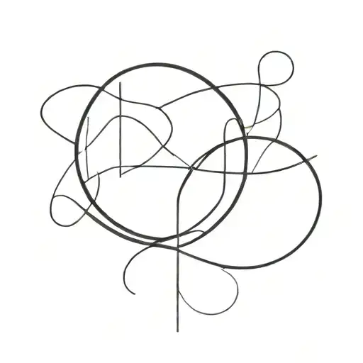 design with letters 'D F M T A' tattoo design idea