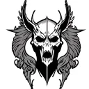 protector of fame unity strength tattoo design idea