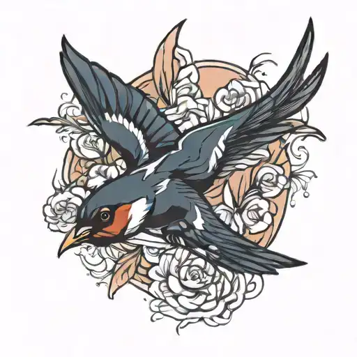 orion, swallow, 11.09.2022 tattoo design idea