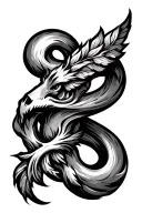 Strength Wisdom Charm Enigma tattoo design idea