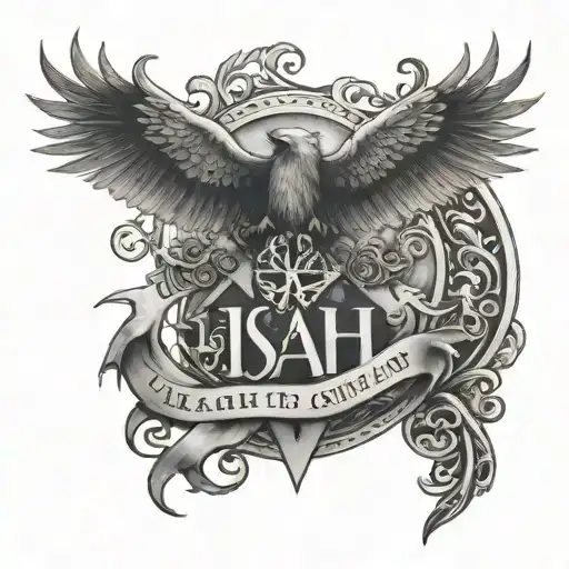 Isaiah 43 2 tattoo design idea