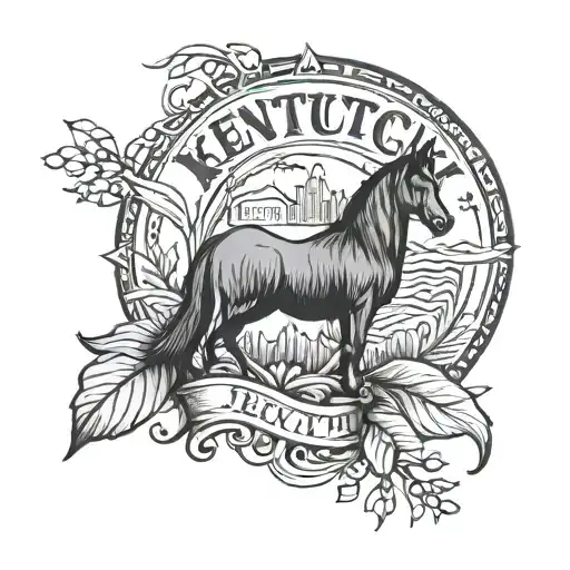 Kentucky tattoo design idea