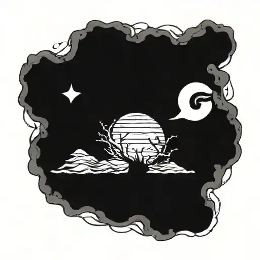 Black Pearl Jam song excerpt tattoo design idea