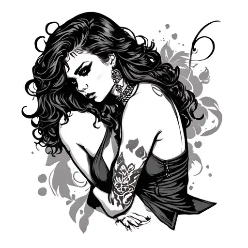 Slut tattoo design idea