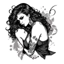 Slut tattoo design idea