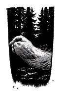 outdoors arm sleeve tattoo design idea