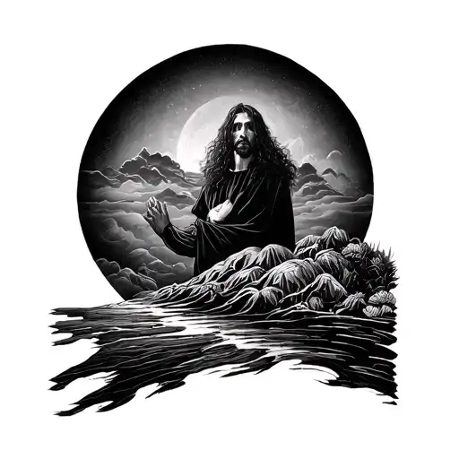 tame impala currents album cover art tattoo design idea