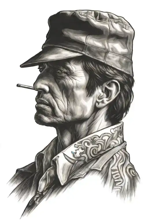 tony montana tattoo design idea