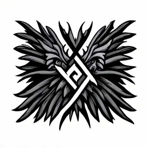 lithuanian symbol tattoo design idea