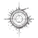 Sniper scope tattoo design idea