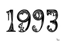 "1993" tattoo design idea