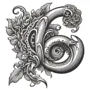 Butthole tattoo design idea