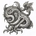 Butthole tattoo design idea