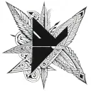 Native American arrow tattoo design idea