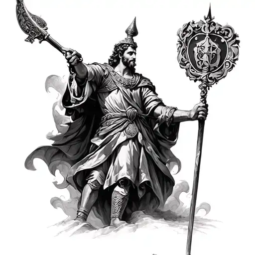 St Florian tattoo design idea