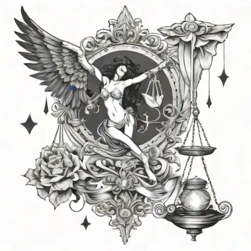 i want all of thease in one (libra,17/10/97,heart broken, rave is my therapy) tattoo design idea