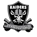"RAIDERNATION" raider shield tattoo design idea