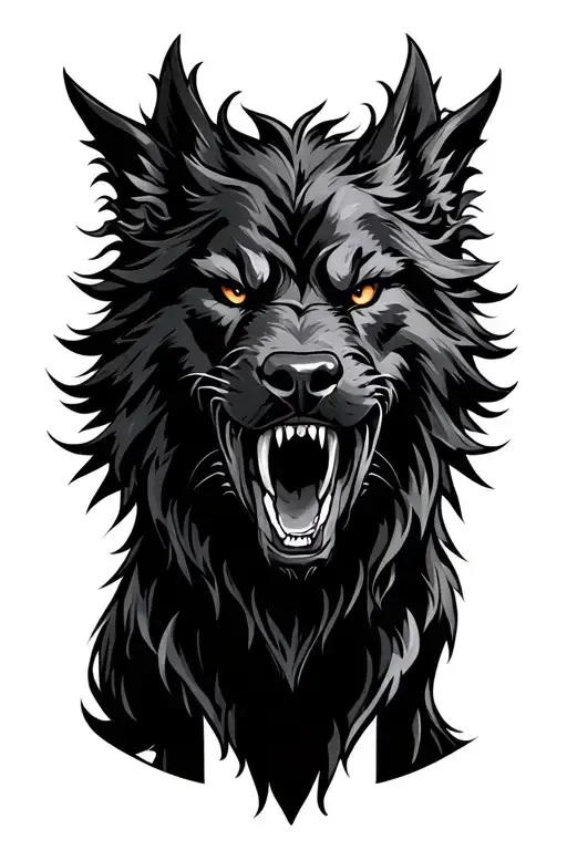cerberus tattoo design idea