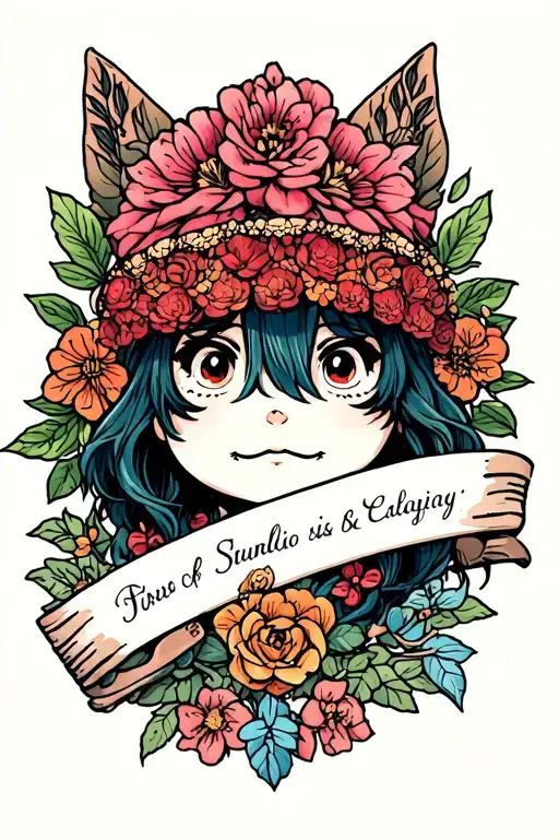 studio ghibli tattoo design idea