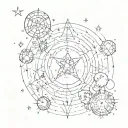All of the stars have a reason A reason to shine, a reason like mine with stars from a Gemini constellation  tattoo design idea
