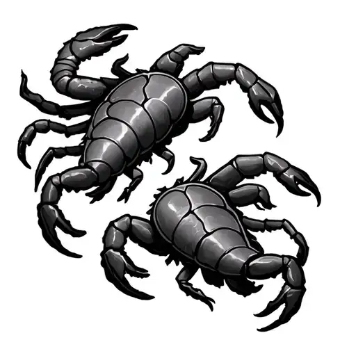 Gemini Leo Scorpio zodiac sign tattoo design idea