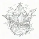 generational ark  tattoo design idea