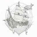 generational ark  tattoo design idea