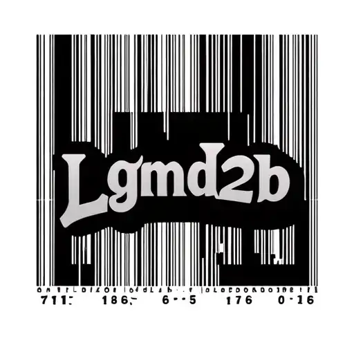 "Lgmd2b" barcode tattoo design idea