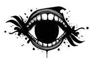 beats bite mark tattoo design idea