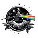 Pink Floyd Time tattoo design idea